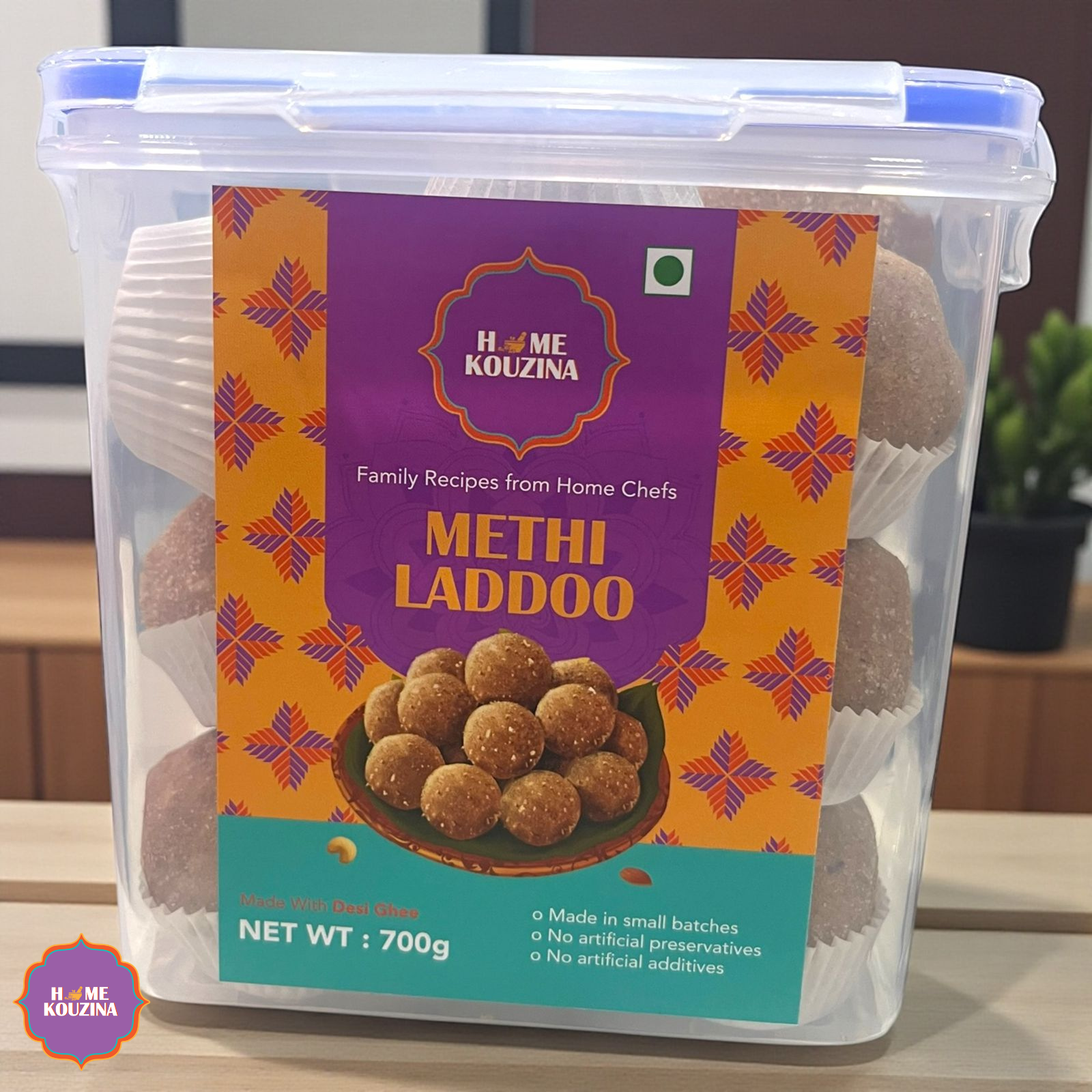 Methi Atta Laddoo | Winter Special | With Desi Ghee, Gond & Dry Fruits | No Preservatives