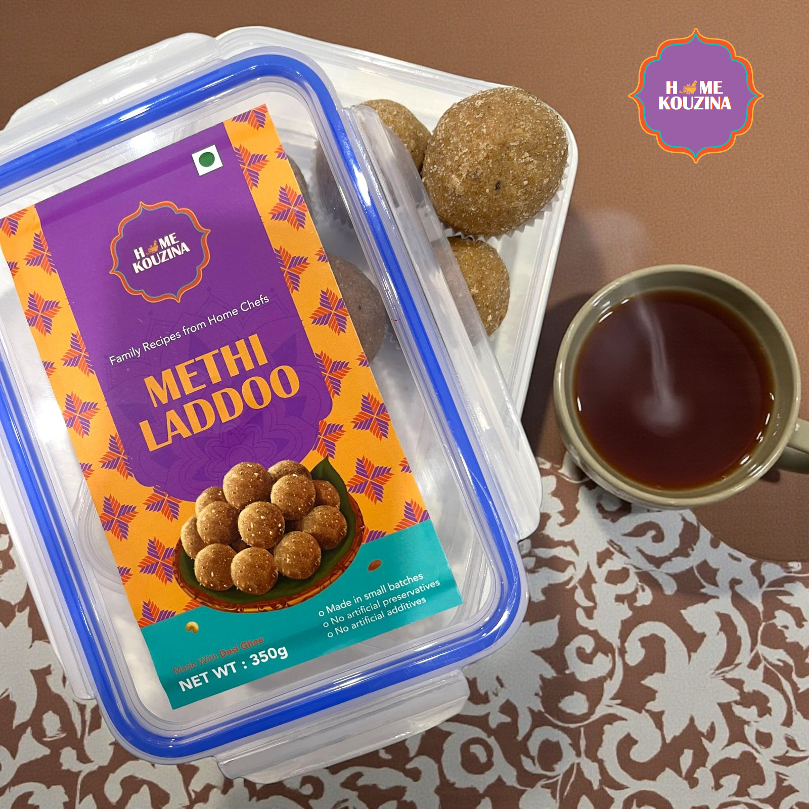 Methi Atta Laddoo | Winter Special | With Desi Ghee, Gond & Dry Fruits | No Preservatives