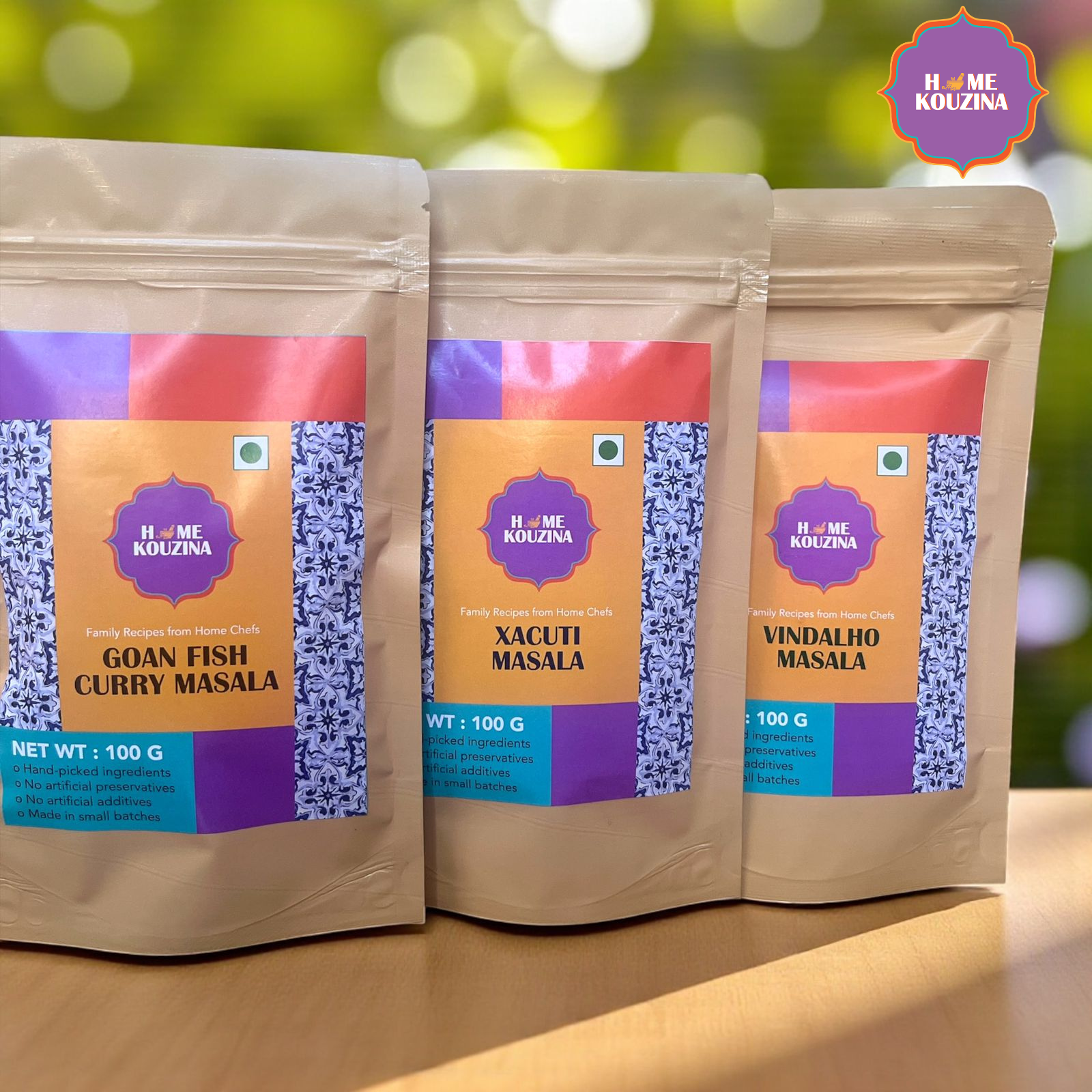 Goan Starter Pack - Vindalho, Xacuti and Goan Fish Curry Masalas