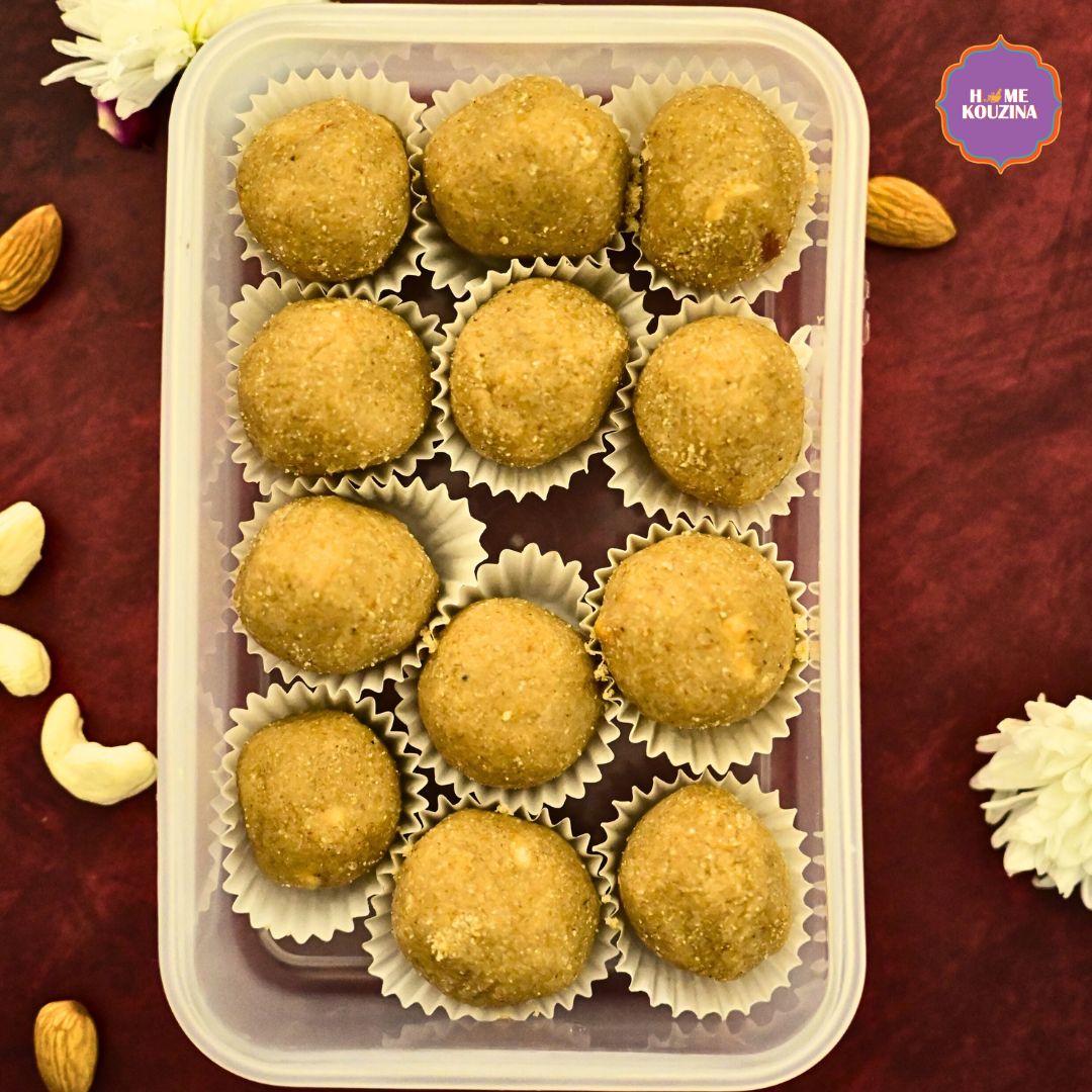 Atta (Gond) Nutritious Laddoo with Dry Fruits & Pure Desi Ghee