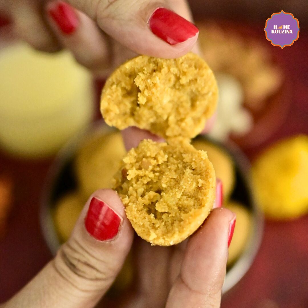 Besan Laddoo with Dry fruits & Pure Desi Ghee