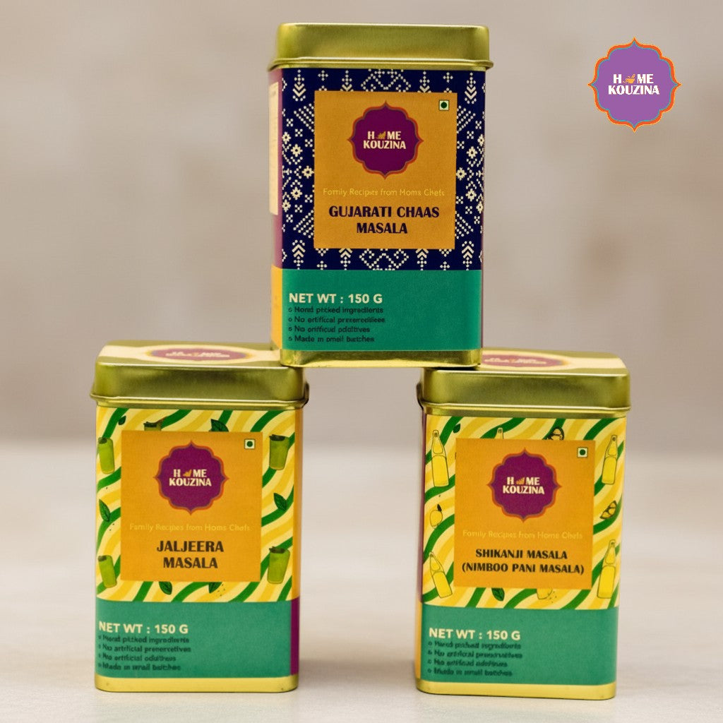 Summer Refresher Combo – Chaas, Jaljeera & Shikanji (Nimboo paani) Masalas