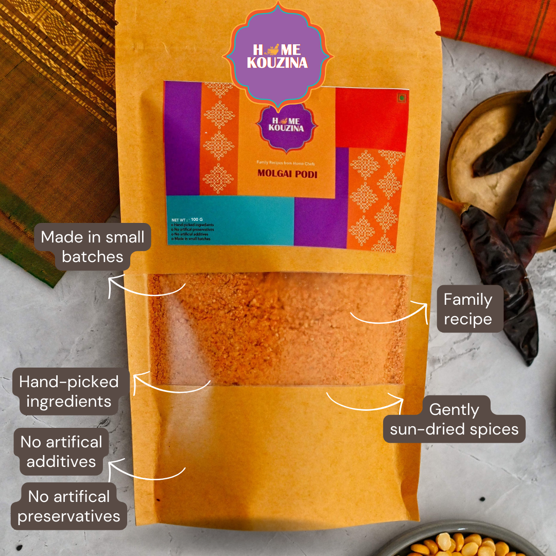 Dakshin Starter Pack - Madras Sambhar Powder, Rasam Powder, Milagai Podi