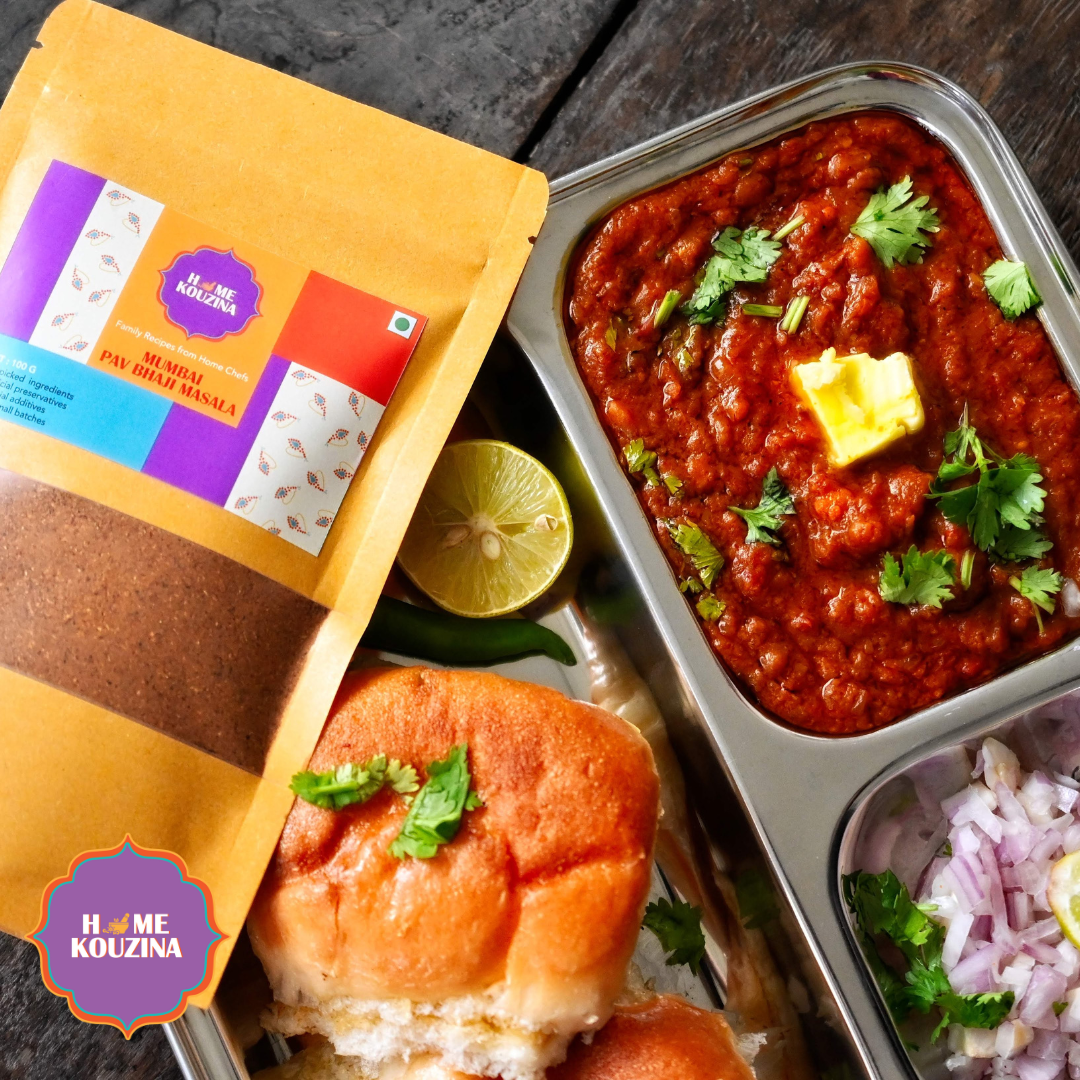 Maharashtrian Starter Pack - Mumbai Pav Bhaji Masala, Khandeshi Kala Masala, Bombay Frankie Masala