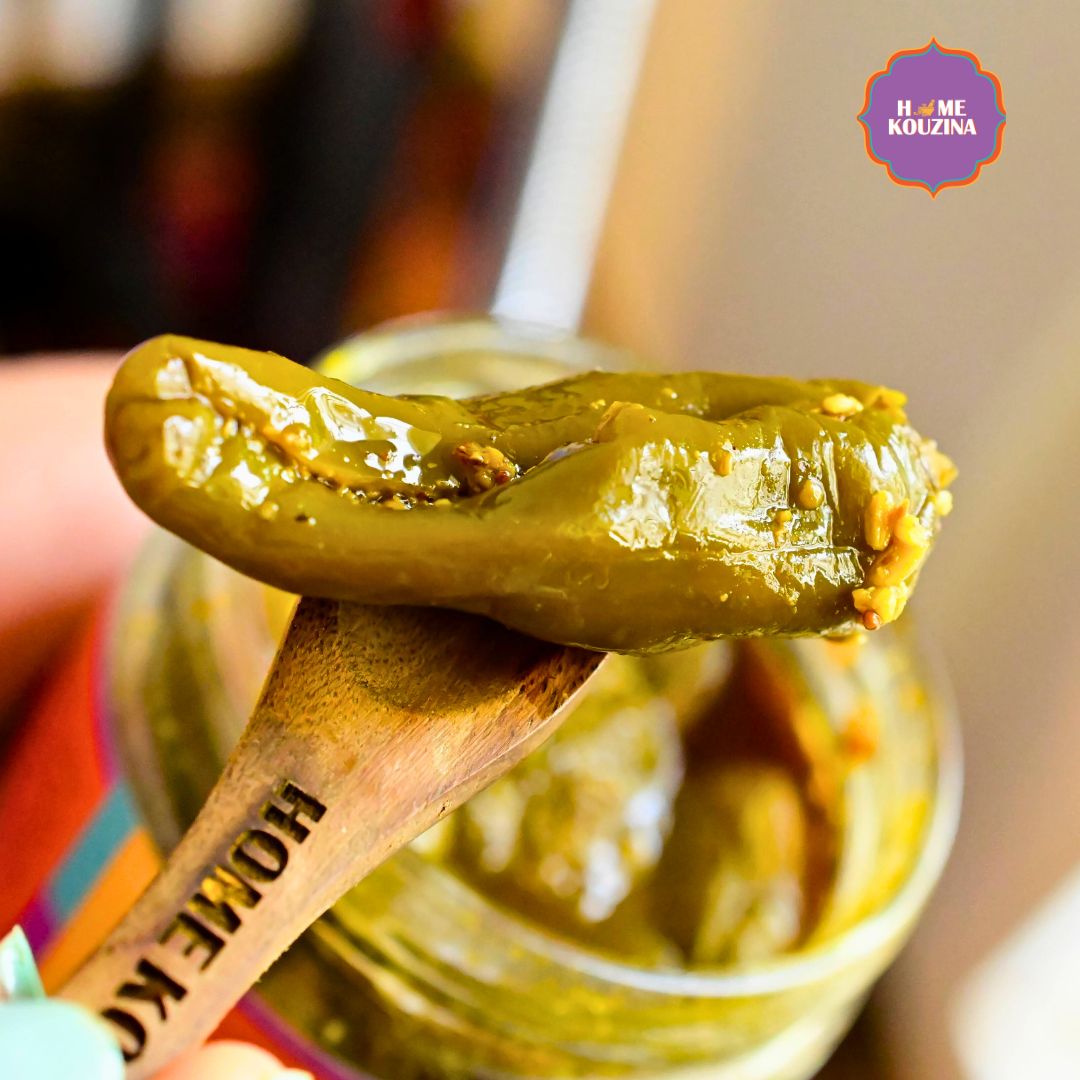Bharwan Hari Mirch (Stuffed Green Chilli) Achaar