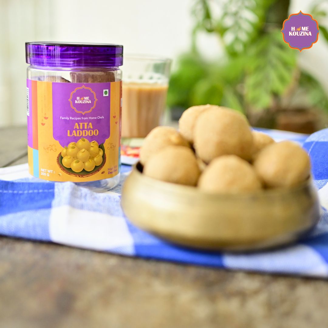 Atta (Gond) Nutritious Laddoo with Dry Fruits & Pure Desi Ghee