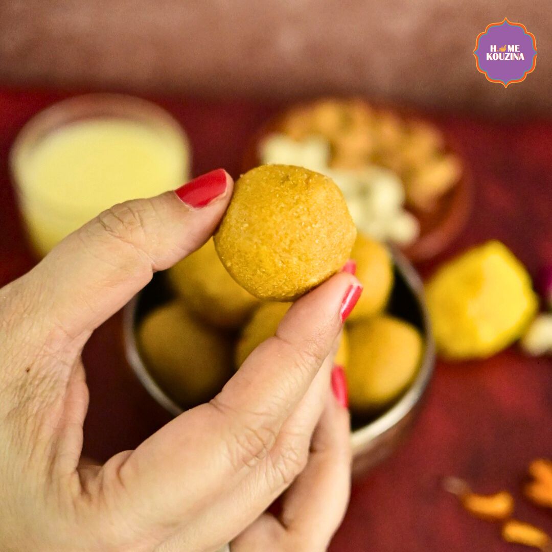 Besan Laddoo with Dry fruits & Pure Desi Ghee